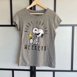 Peanuts Ready for the Weekend t-shirt. Youth 15-17